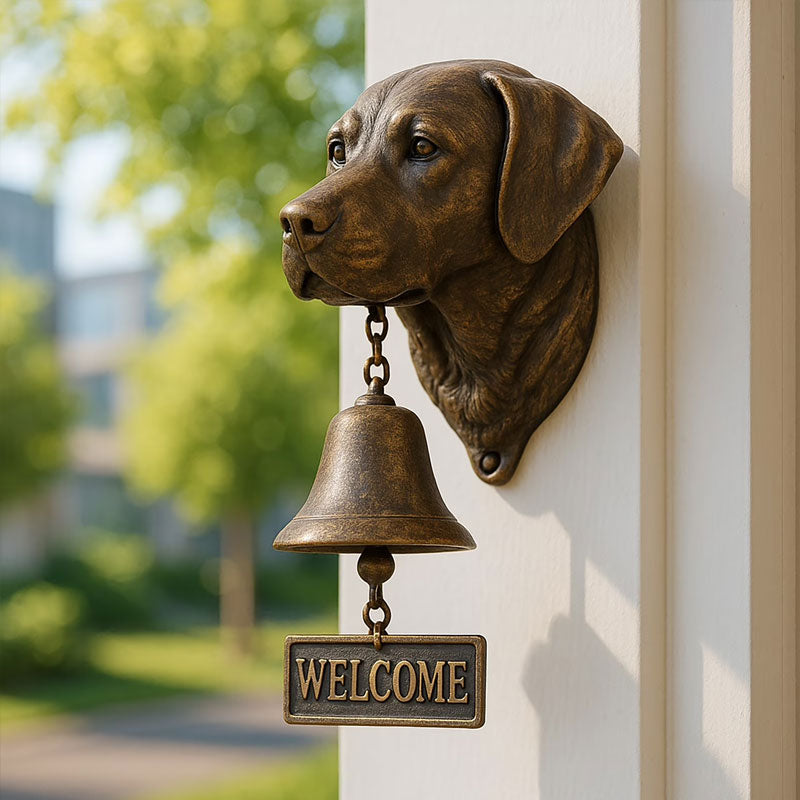 🐶 Velkomstringeklokke med hundetema
