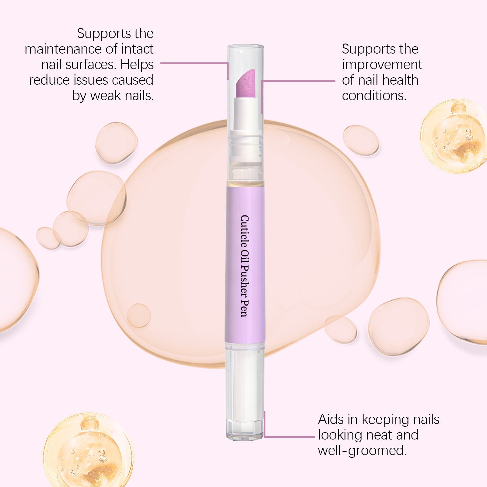 💅✨ Neglebåndsolje i pennform – bærbar fuktighetsgivende ingrediens for tørre neglebånd og sprø negler med lavendelduft! ✨🖊️