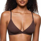 💞Triangel-bralette uten bøyle med gelé-støtte for kvinner