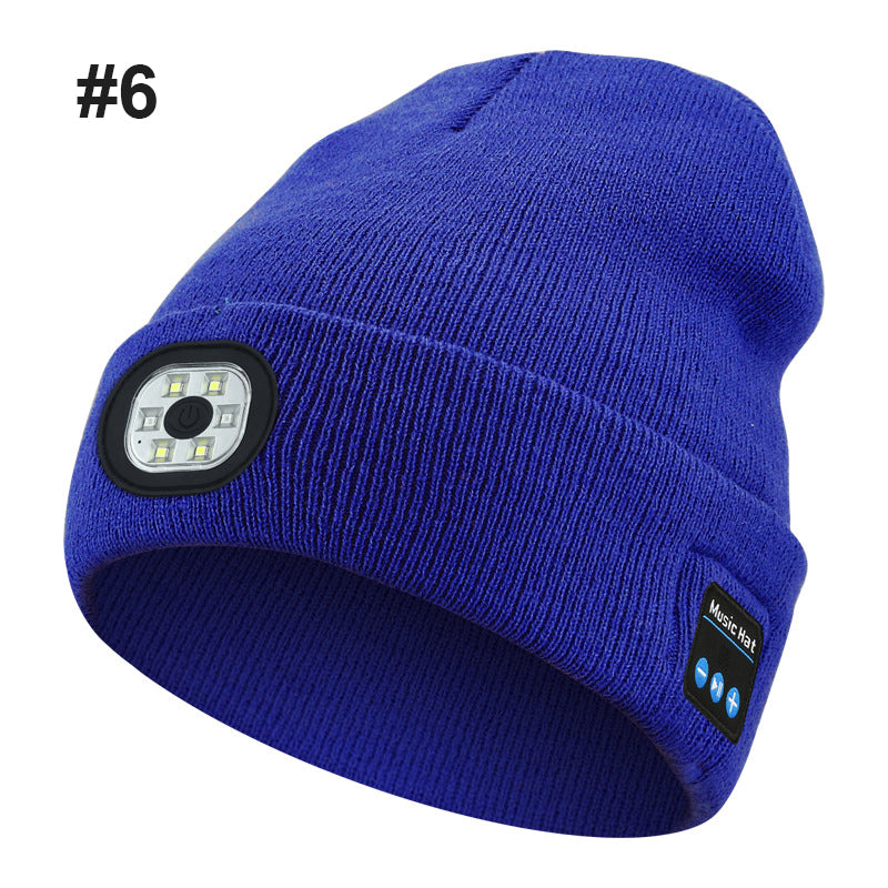 Bluetooth LED Strikket lue
