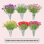 🌺UV-resistent fargerik kunstig blomst💖