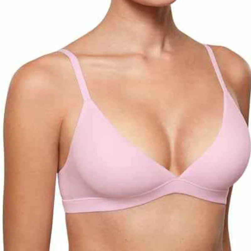 💞Triangel-bralette uten bøyle med gelé-støtte for kvinner