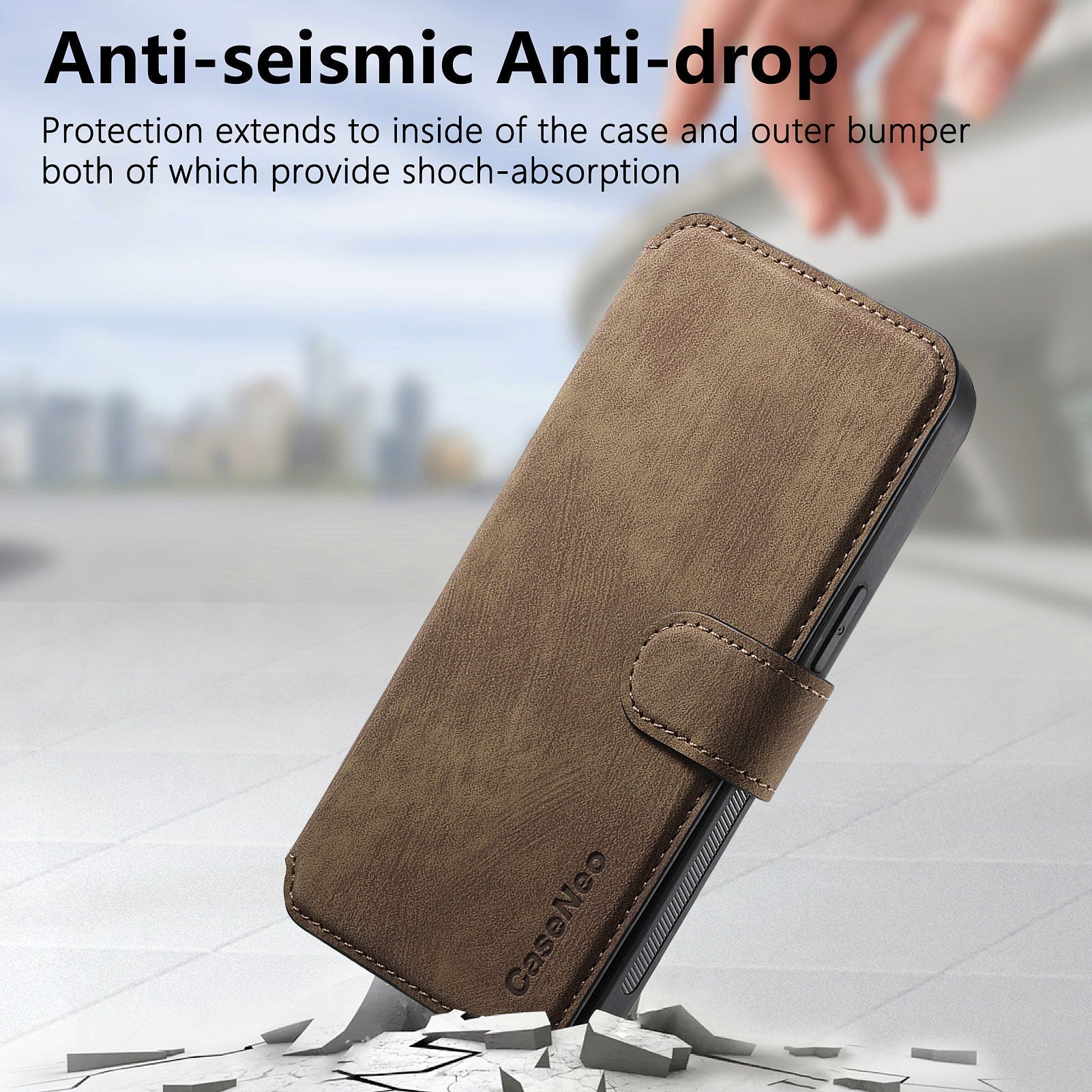 Avtakbart Magsafe 2-i-1-telefonveske