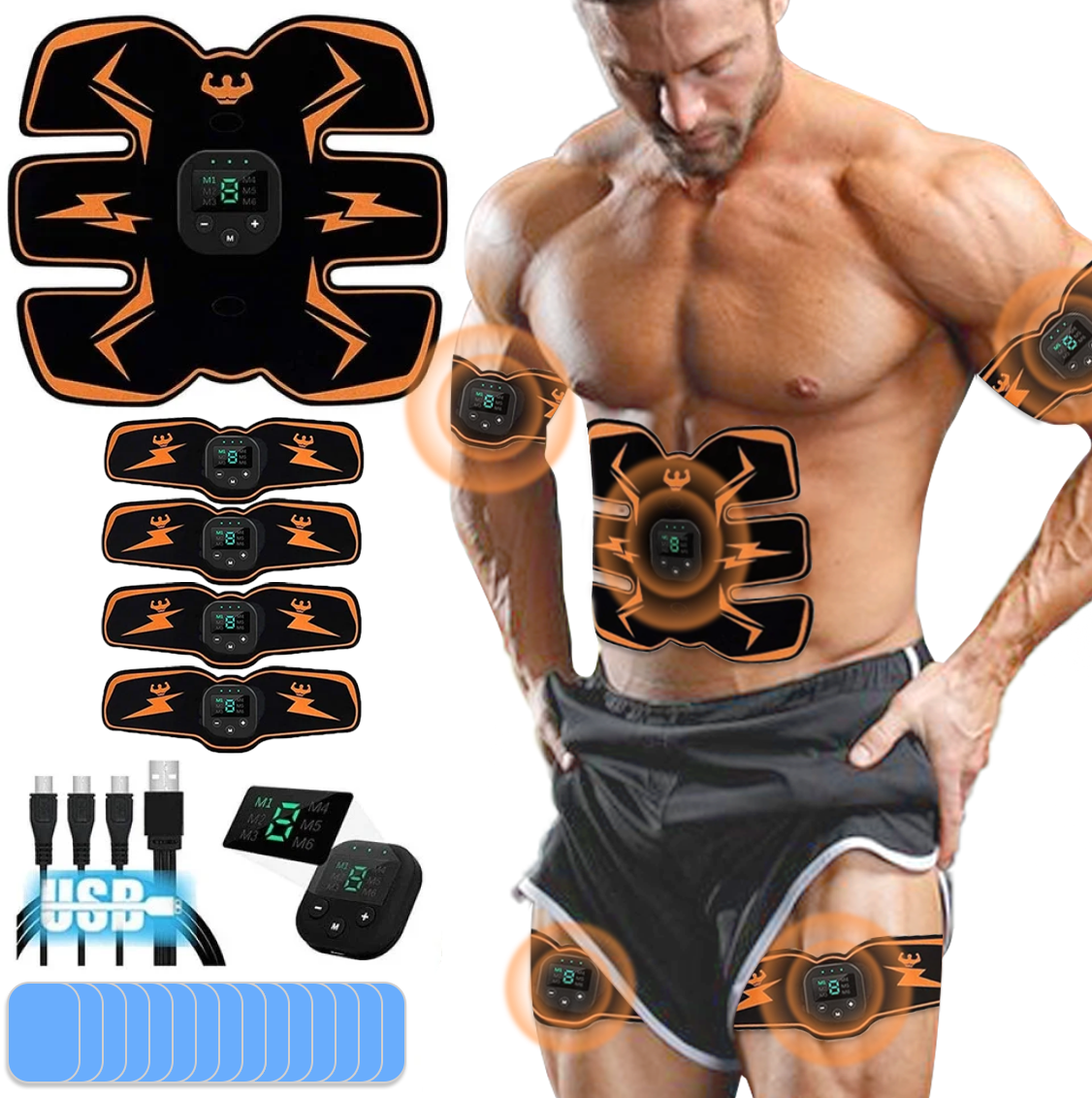 Power magemuskelstimulator