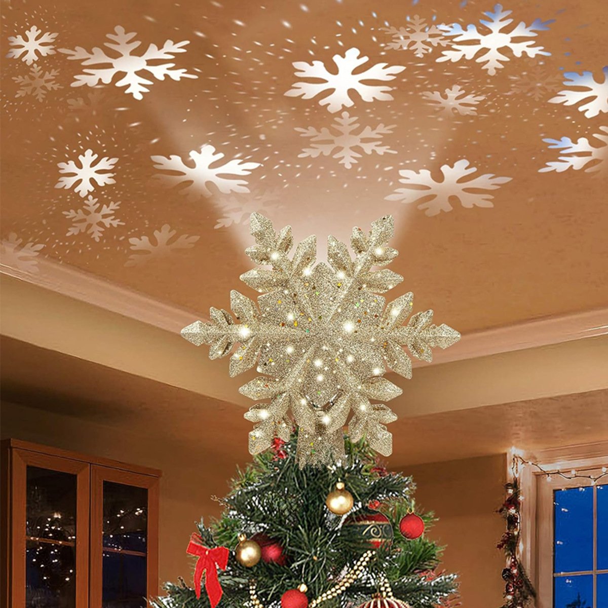 🎄Julen -49% rabatt🎅Lumestorm Pentagram projektorlampe