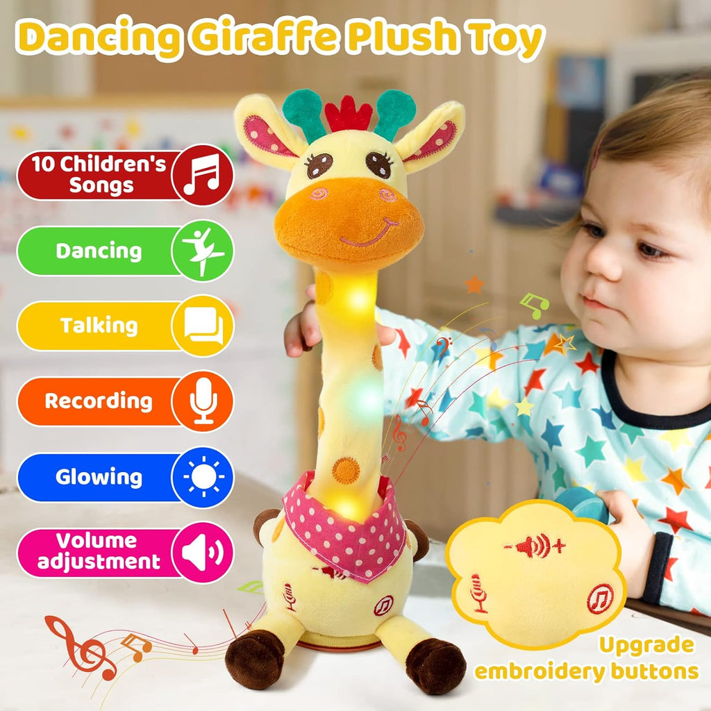 🎉 Den bestselgende musikalske sjiraffleken – synger, danser og gjentar det du sier! 🦒🎵🗣️