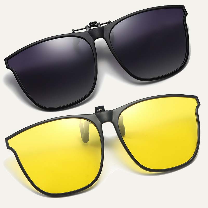 Nye polariserte clip-on-solbriller med flip-up-design