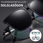 Nye polariserte clip-on-solbriller med flip-up-design