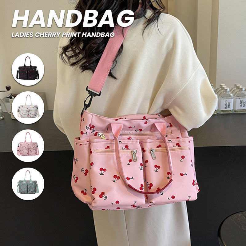 🍒Bag med kirsebærtrykk