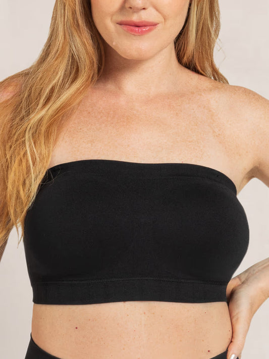 Vendbar stroppeløs bandeau-BH