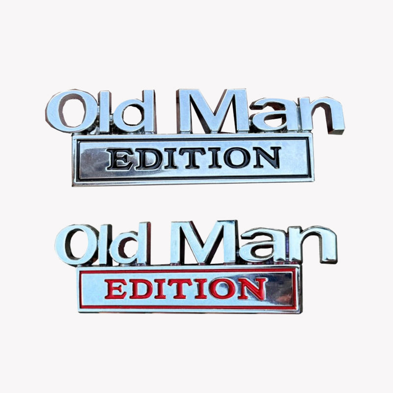 🚗 Old Man Edition bilemblem