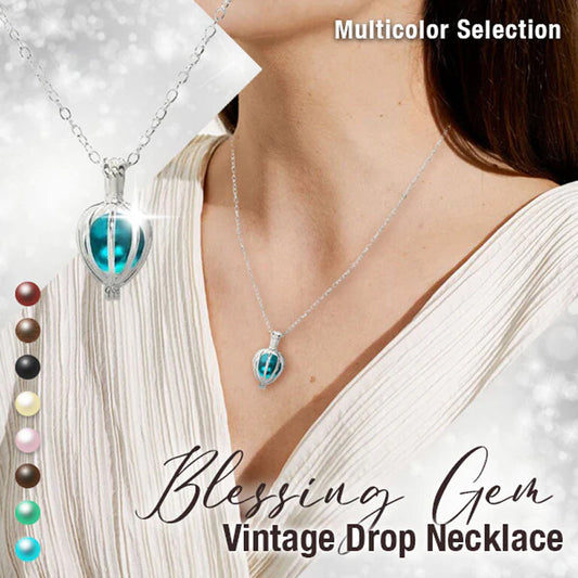 Blessing Gem Vintage Drop Halskjede
