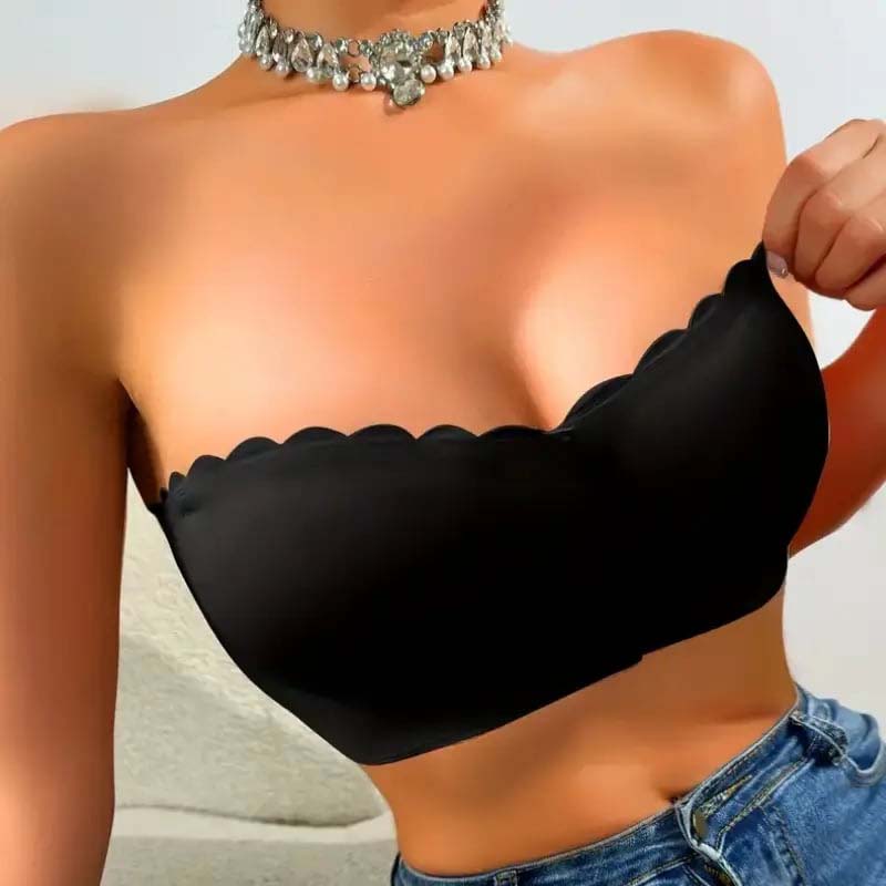 🔥Last day ❤️Naadloze stroppeløs bandeau-bh med lukking foran