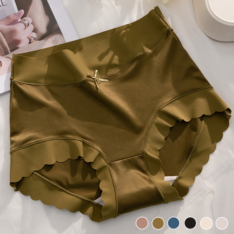 (🎁 2025 nyttår varmt salg 70% rabatt🎁) Pay1 Get 2 (3pack) Premium Satin Antibakteriell Ice Silk Fuktabsorberende truser