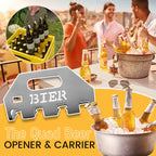 Quad-ølåpneren og -bæreren