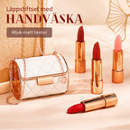 💄Leppestiftsett i skinnveske💄