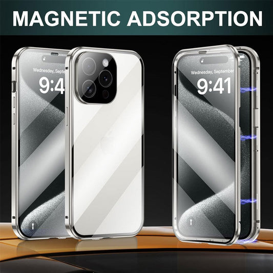 Dobbeltsidig magnetisk anti-kipling-telefonveske