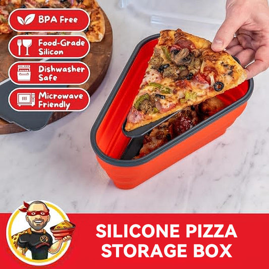 Oppbevaringsboks for pizza i silikon