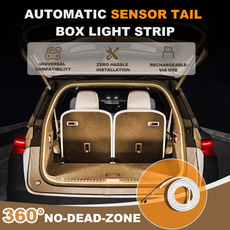 Automatisk sensor bakboks lysstripe