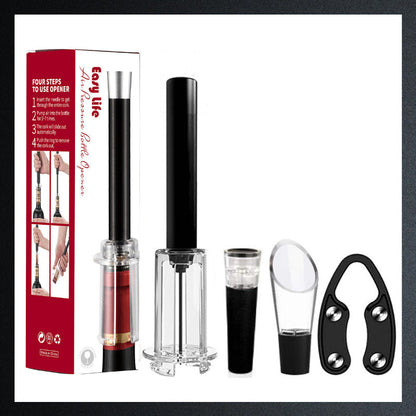 🔥Hotselgende produkt 💥🍾Luftpumpe Korketrekker Vinflaskeåpner Sett