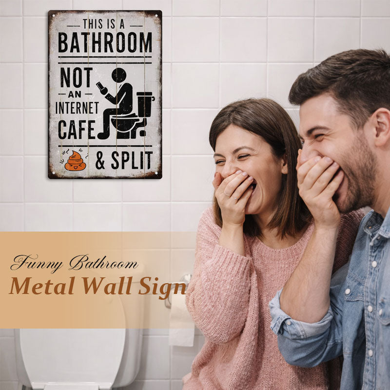 🚽 Dette er et toalett, ikke en internettkafé.