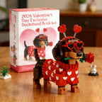 💖 2026 Valentinsdag eksklusivt Dachshund-klossesett 🐕