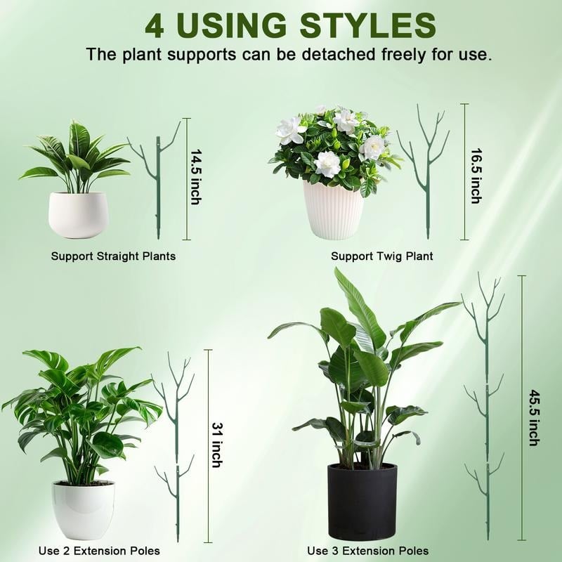 💕💖🌿Hagearbeid Grønn plante støtte ramme