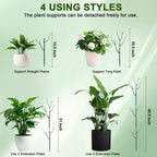 💕💖🌿Hagearbeid Grønn plante støtte ramme