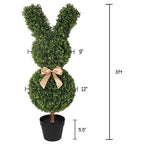 {Gratis Frakt}🌳🐇Håndlaget kanin formet som et tre💥