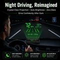 Head-Up Display (HUD) – GPS för bilen med digital hastighetsmätare