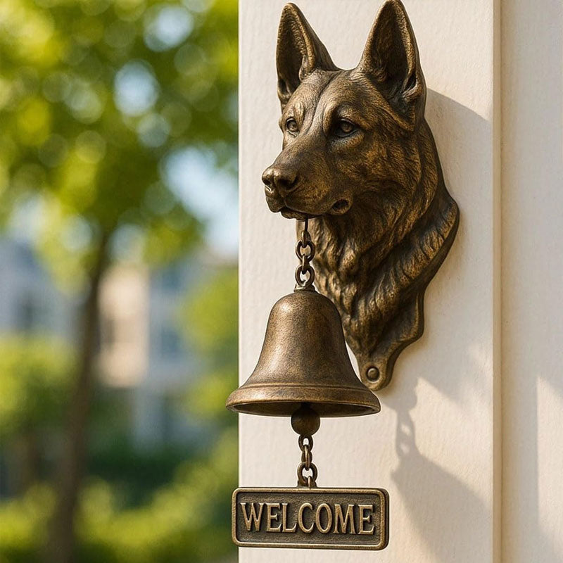 🐶 Velkomstringeklokke med hundetema