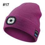 Bluetooth LED Strikket lue