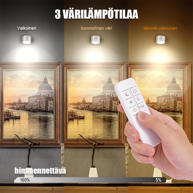 Trådløs vegglampe