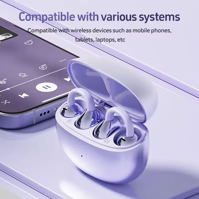 {Aktivitet med stor verdi}Bluetooth-hodetelefoner med øreklips