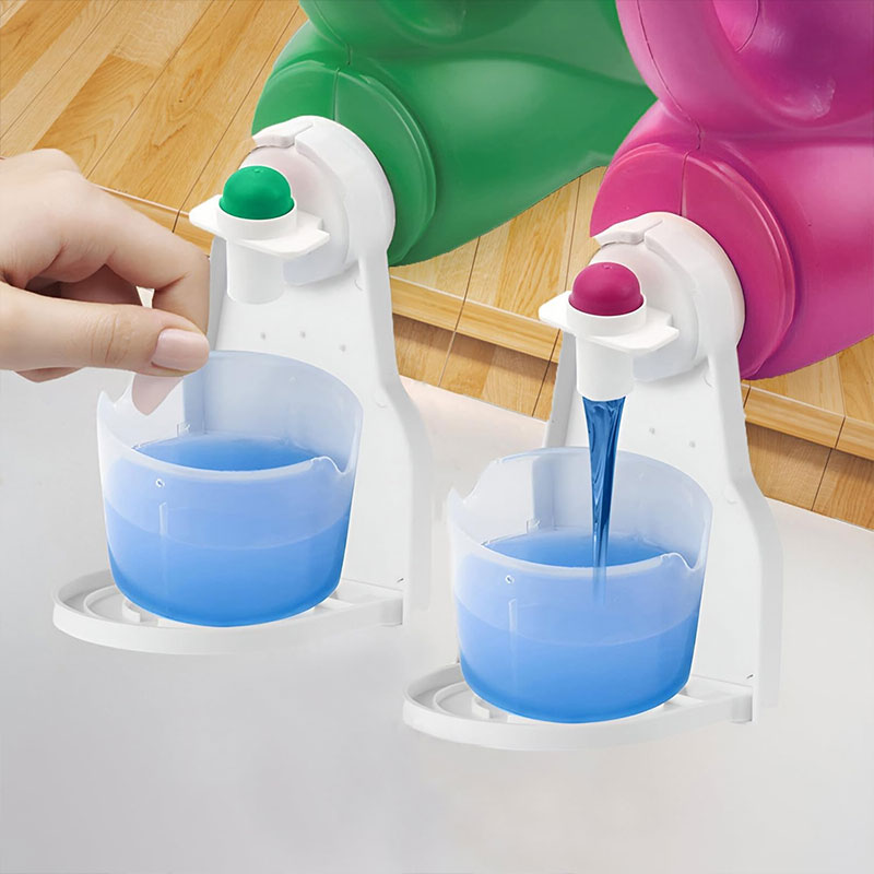 Holder for kopper med vaskemiddel