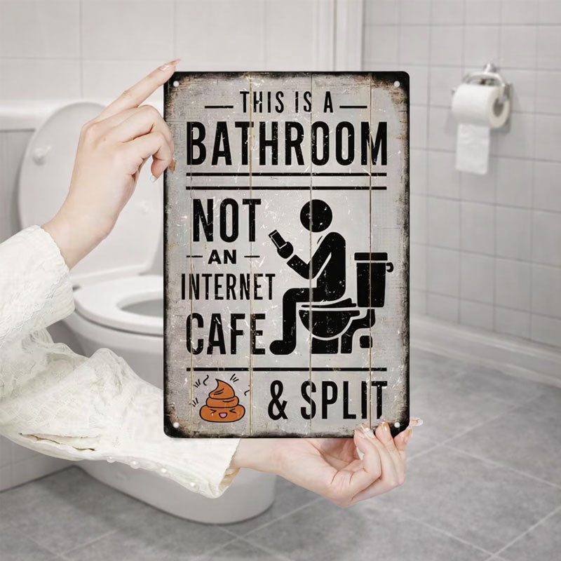 🚽 Dette er et toalett, ikke en internettkafé.
