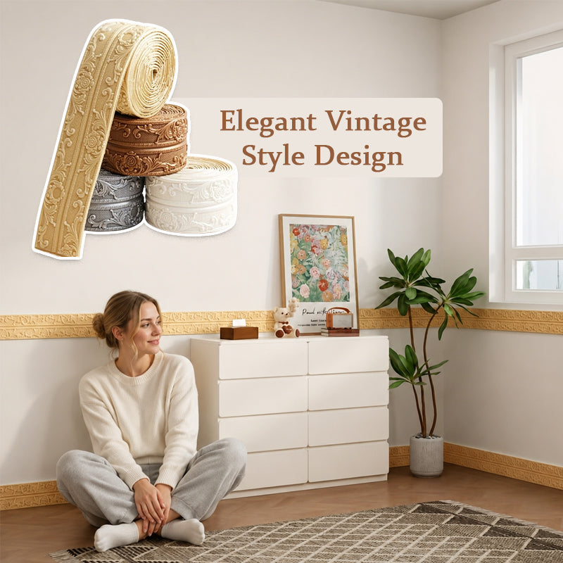 ✨DIY dekorativ kantbånd til vegger og møbler