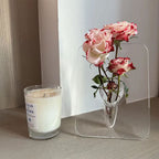 Akryl fotoramme vase blomsterarrangør