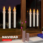 🎄 Julespesial 🔥 6 stk flammeløse LED-vinduslys