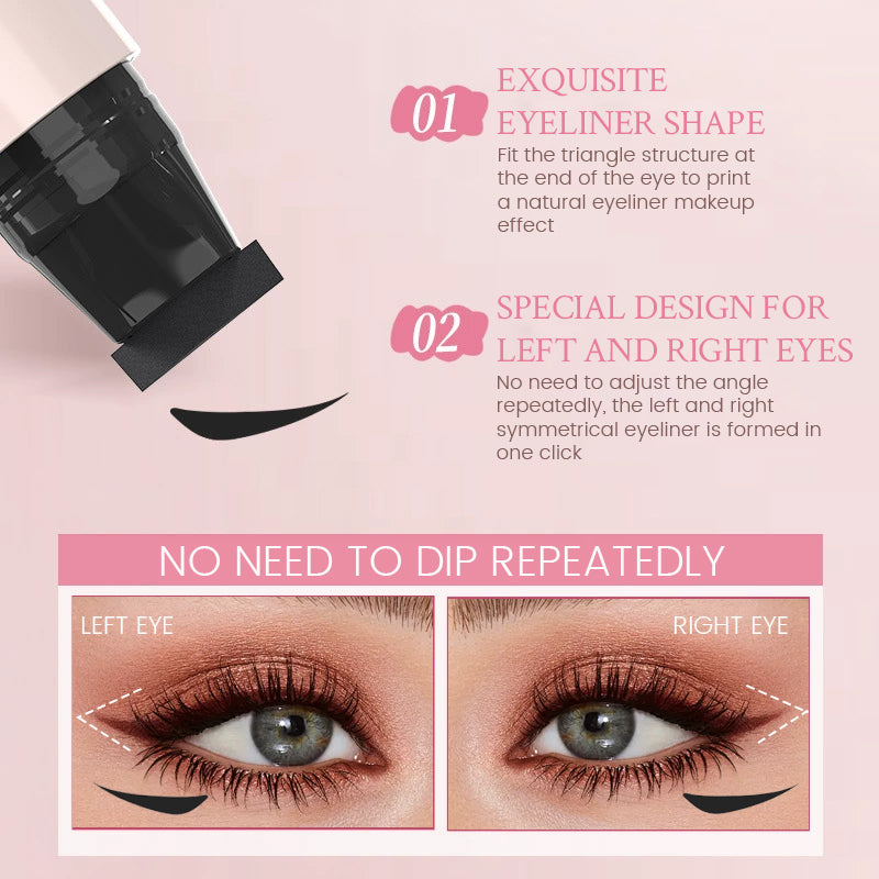 Stempel for eyeliner i ett stykke