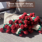 Teppe med rosebukett (ferdig produkt og materialpakke tilgjengelig)