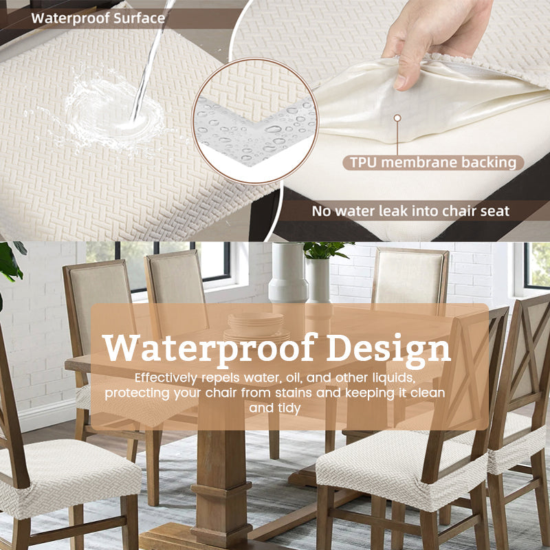 Stolsetetrekk i jacquard