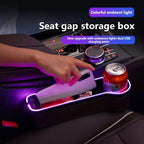 {Gratis frakt}Oppbevaringsboks for bilsete med Led-omgivelseslys