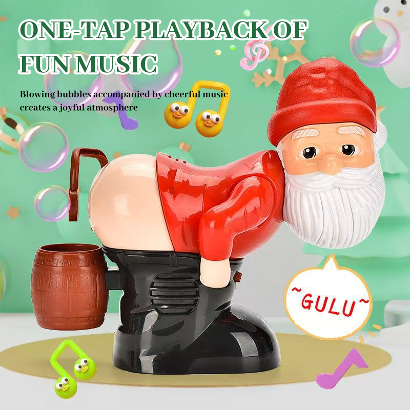 🎅💨 Prompende Julenisse med Såpebobler – Musikk, Latter og Julemoro! 🫧
