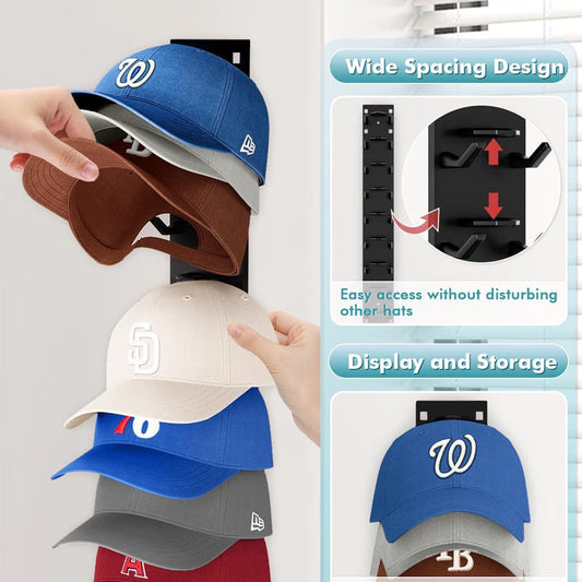 Oppbevaringsstativ for baseballcapser