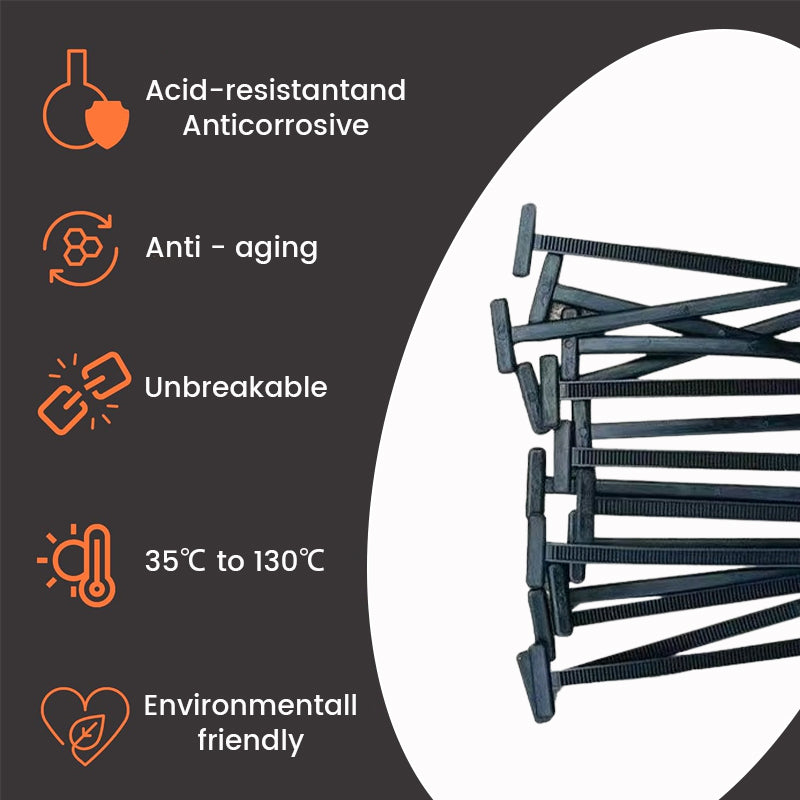 Universal kabelbinderspenne i nylon