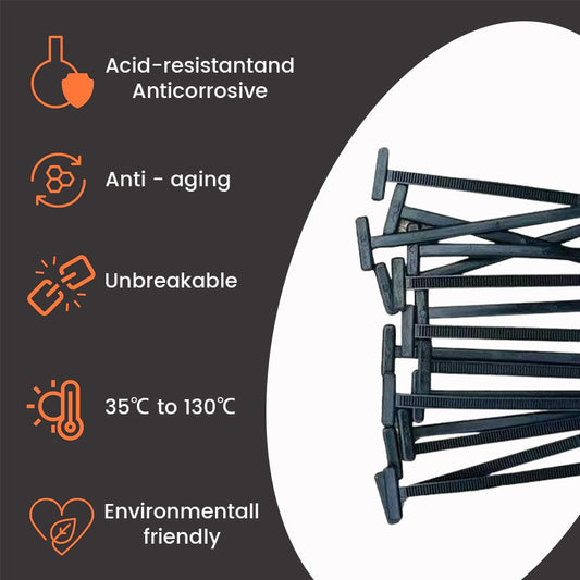 Universal kabelbinderspenne i nylon