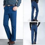 Herrejeans med høy midje og rett snitt