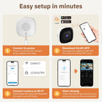 🎄🎥Intelligent WIFI-taleovervåkingskamera 🌙🚨（Gratis frakt）
