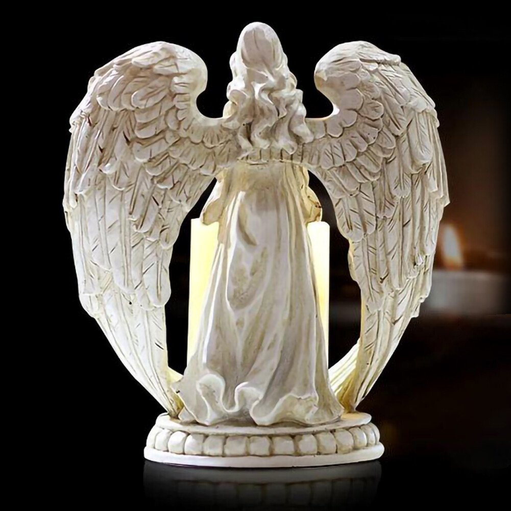 {Gratis Frakt}👼Engel elektronisk lysestake✨